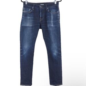 BALDWIN The 76 Button Fly Skinny Jeans USA🇺🇸MADE Fabric Woven in Japan🇯🇵 Size 30